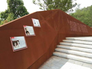 惠安耐候钢挡土墙